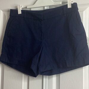 J. Crew Dark Blue Women's Dark Blue Shorts 12 Pockets